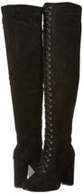 Mujer Olygmacy Lace Front Botas de Invierno, ante Negro, 8W - £50.78 GBP