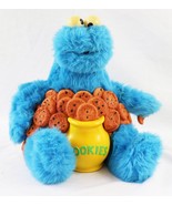 VINTAGE 1987 Ideal Cookie Monster Talking Plush Sesame Street - £46.59 GBP