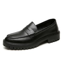 Misalwa Platform British Casual Men Oxford Dress Social Shoe Thick Sole White Co - £74.31 GBP