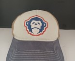 Howler Bros Adjustable Strap Mesh Back Trucker Hat Blue El Mono Monkey - $22.40