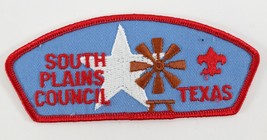 Vintage South Plains Council Texas Boy Scouts America BSA CSP Shoulder Patch - £9.42 GBP