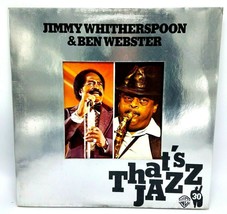 Jimmy Whitherspoon &amp; Ben Webster - Thats Jazz ~ Gatefold Vinyl Lp - £7.33 GBP