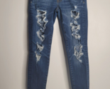 American Eagle Outfitters Womens 2 Jeggings Jeans X4 Distressed Super St... - $18.99