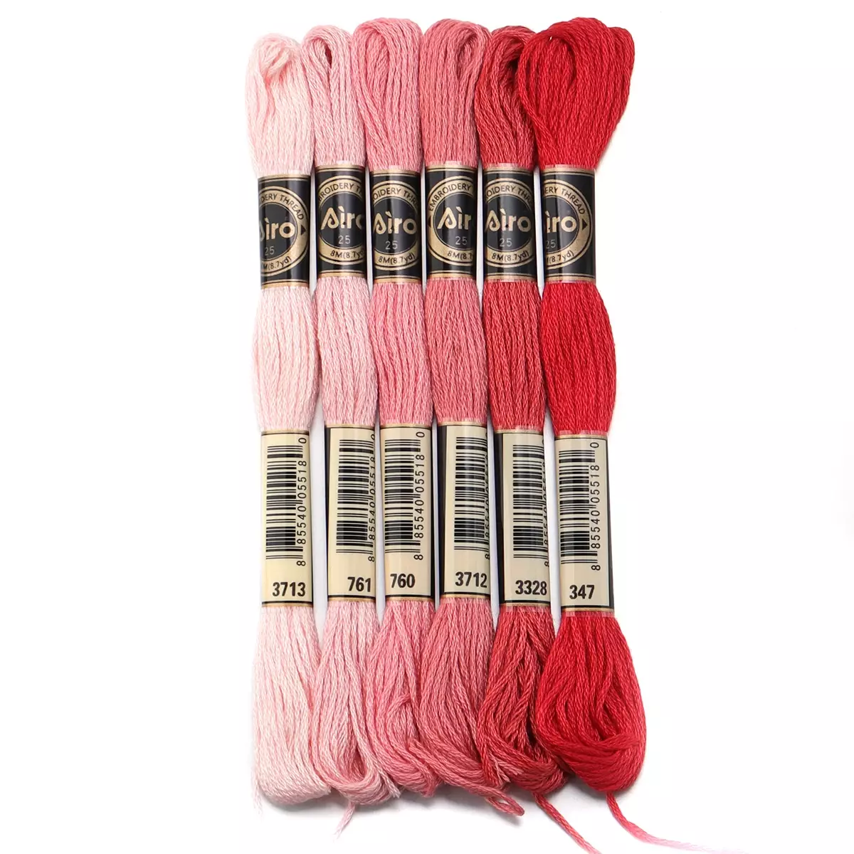 6pcs/lotPolyester Cross Stitch Thread Embroidery Accessories For -red se... - $3.34