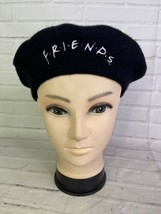 Friends TV Series Logo Black Beret Fashion Cap Hat Wool Adult OSFM - $12.46
