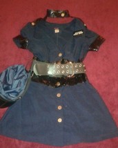Leg Avenue Sexy  Cop Officer  Ivana Bribe Halloween Costume Sz Large Dress up - £20.63 GBP