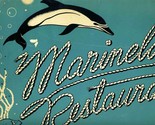 Marineland Restaurant Menu Palos Verde California 1960 - $267.03