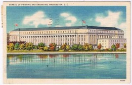 District Of Columbia DC Postcard Washington Bureau Of Printing &amp; Engraving - £2.31 GBP
