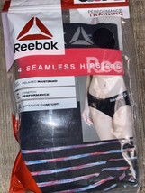Reebok ~ Women&#39;s Hipster Underwear Panties Nylon Blend 4-Pair (C) ~ XL - £17.29 GBP