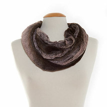 Cejon Womens Shearling Cowl Neck Wrap Size One Size Color Brown - £14.37 GBP