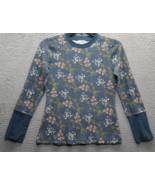 Sundance Shirt Top Womens L Multi Floral Thermal Long Sleeve Crew Neck P... - $40.22 CAD