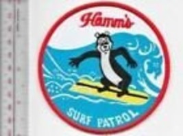 Beer Surfing Hamm's Bear Surf Patrol Hangin Ten Hamm's Beer Promo Patch - £7.81 GBP
