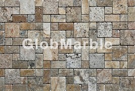 Concrete Travertine Stone Mosaic MS 831. Concrete Wall Panel. Casting Co... - $101.61