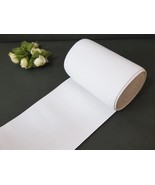  3-7/8&quot; almost 4&quot; 10cm wide 3-5yds Thick Raw White Heavy Duty Elastic Ba... - £4.71 GBP+