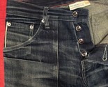 Raleigh Denim Work Jeans Sz 30 x 34 Signed Outside Pocket Selvedge Holes... - $44.55