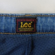 Lee Regular Fit Women’s Blue Mid-Rise Denim Skort Measured Waist 32" image 4