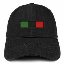 Trendy Apparel Shop Africa Green Black RED Flag Embroidered Soft Crown 1... - £14.95 GBP