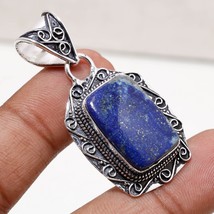 Lapis Lazuli Vintage Style Gemstone Fashion Ethnic Pendant Jewelry 1.90&quot; SA 2151 - £5.88 GBP