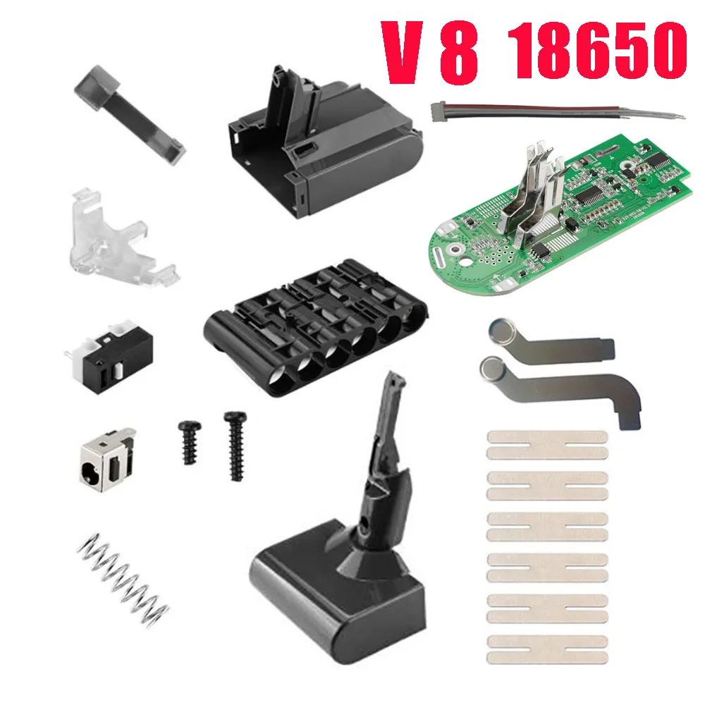 V8 18650 Battery Plastic Case Charging Protection Circuit d PCB for Dyson 21.6V  - £50.39 GBP