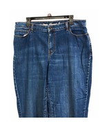 L.L.Bean Favorite Jean Curvy Fit Women&#39;s Size 16T Faded Jeans - $27.27 CAD