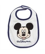 Walt Disney World Mickey Mouse Disney Bib for Infant Authentic Disney Pa... - £4.57 GBP