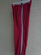 Woman Within Plus M Tall  Cotton Blend Jersey Knit Elastic Waist Pants Burgundy - £8.67 GBP