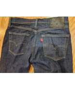 Levis 511 Mens Jeans 31x34 Dark Wash Slim Fit Straight Leg - £23.26 GBP