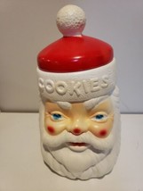 Santa Clause Christmas Cookie Jar Blow Mold  Empire Carolina Enterprise ... - $58.81
