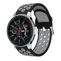 For Samsung Galaxy Watch Rubber Strap Silicone Sport Band 46mm 42 S3 GT2... - $188.39 MXN