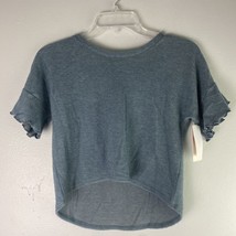 NWT Melrose Girls Blue Wool T-Shirt Size Small - £3.44 GBP