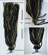 11&quot;  Acrylic 100 Strand Spawning Mops Camouflage with Suction Cup - £7.34 GBP