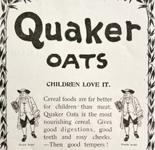 Quaker Oats Cereal 1894 Advertisement Victorian Everybody&#39;s Breakfast AD... - £15.73 GBP