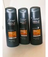 Dove Men+Care 2 in 1 Shampoo + Conditioner, Thick and Strong 12 oz Lot Of 3 - £22.12 GBP