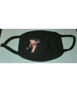 Betty Boop Singer Reusable Double Layer Face Mask Black   - $17.78 CAD
