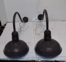Pair of 32 inch Gooseneck Barn Lights Sttel Lighting Company - $342.98