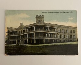 The Nichols Sanitarium Hot Springs South Dakota Postcard - $10.00