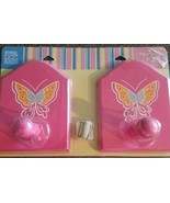 Set of Two (2) ~ Pink Wall Pegs ~ Restore &amp; Restyle Kids ~ Madame Butterfly - $22.44