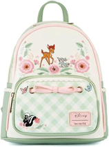 Loungefly Bambi Spring Time Gingham Mini Backpack - £77.84 GBP