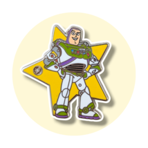 Toy Story Disney Pin: Yellow Star Buzz Lightyear - $20.00