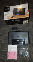 Sony ICF-CS15iP Dream Machine Iphone/Aux AM/FM Speaker Dock No Remote Tested - $29.95