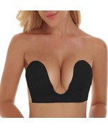 Invisible Bra Backless Strapless Bra Reusable Sticky Boobs Deep Plunge  ... - £14.45 GBP