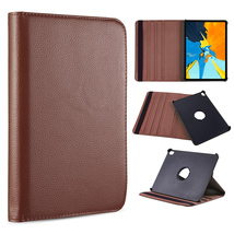 For Apple Ipad Pro 12.9(2018) Rotation Stand Tablet Folio Cover – Brown - £16.49 GBP