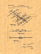 Television Antenna Having Multi-band Elements Patent Print - £6.25 GBP+