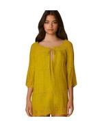INC International Concepts Yellow Eyelet Top Size 4 - $471.15 MXN