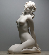 Nude Naked Woman Sexy Female Erotic Art Cast Marble Figure Statue Sculpture - £39.00 GBP