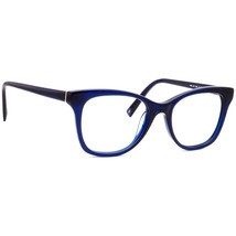 Warby Parker Eyeglasses Hallie 356 Lapis Crystal Semi Butterfly Frame 51... - $79.99