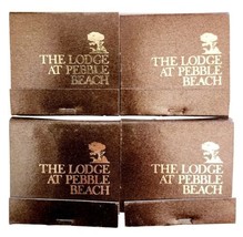 The Lodge At Pebble Beach Hotel Vintage Matchbooks Unstruck Lot Of 4 Cali E77 - £15.72 GBP