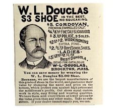 W. L. Douglas Shoes 1894 Advertisement Victorian Footwear Massachusetts ... - £7.84 GBP