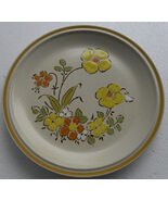 Vintage 1980's "Sunshine Flowers" Collectible Handpainted Salad Plate  b... - $13.99