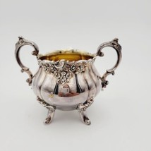 WALLACE Antique Silver Plate Baroque Sugar Bowl #233 Rare Discontinued - £29.40 GBP